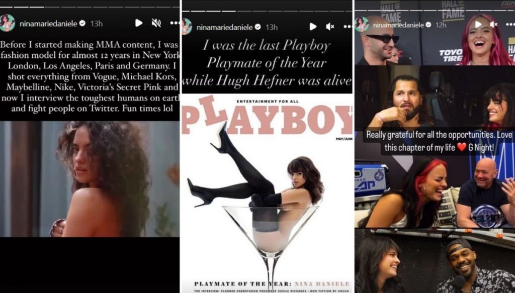 From Vogue to UFC Nina-Marie reflects on her journey  