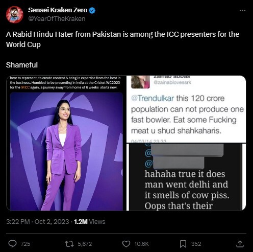 Presenter Zainab On Leaving India Over Anti-India Tweets  