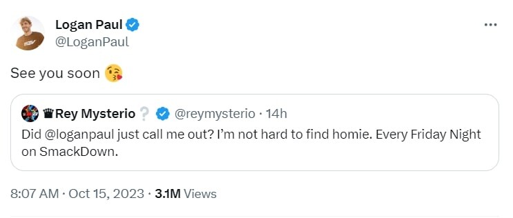 Logan Paul calls out WWE Champion after big win  