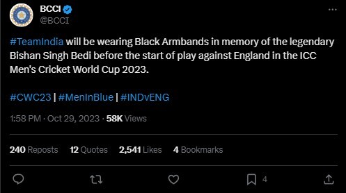 Revealed: Why Team India is Wearing Black Armbands  