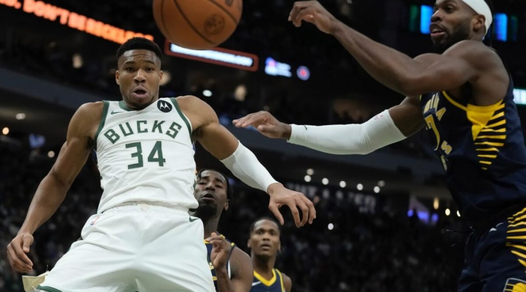 Giannis Antetokounmpo breaks 5 records in game vs Pacers  