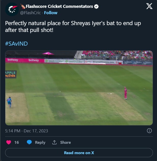 Meme Fest Begins As Shreyas Iyer' Bat Goes Flying  