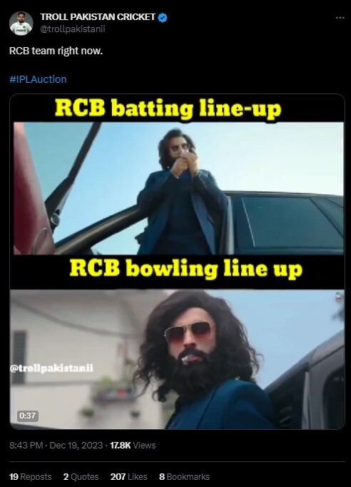 RCB Faces Brutal Trolling After Their Bowling Attack  