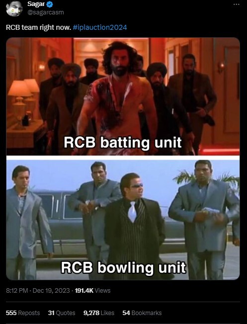 RCB Faces Brutal Trolling After Their Bowling Attack  