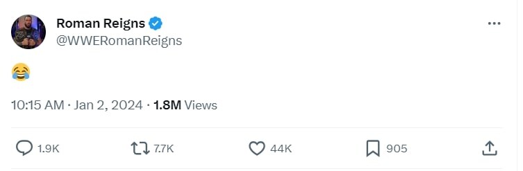 Roman Reigns Reacts To The Rock's Latest Comment On Raw  