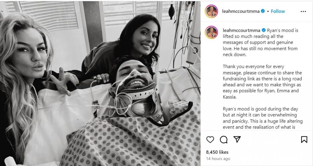 McCourt gives update on Ryan Curtis after his tragic injury  