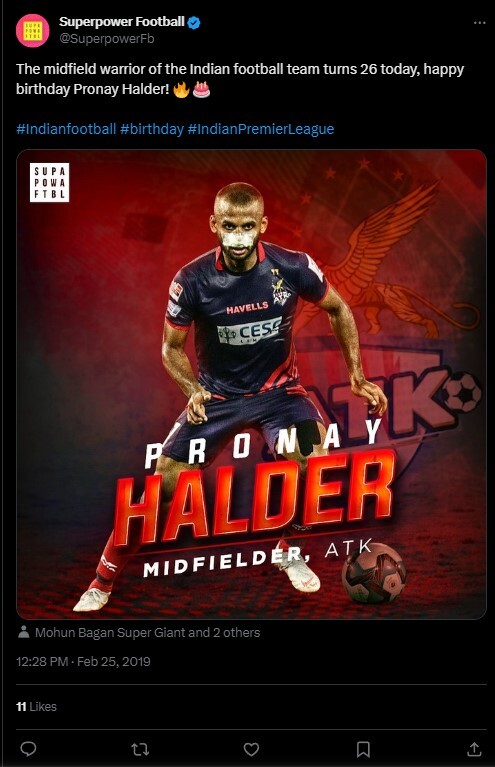 Tactical Midfielder, Pronay Halder Biography  