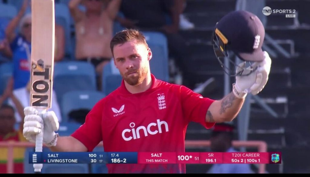 Salt & Brook Script England Win in 223 Runs Chase Over WI  