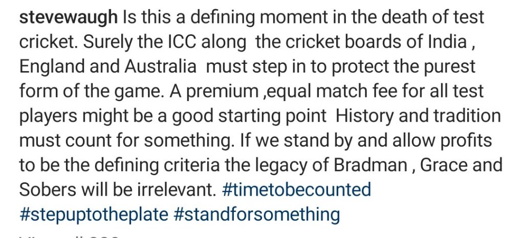 Steve Waugh Blasts Weak Squads: Is Test Cricket Dying?  