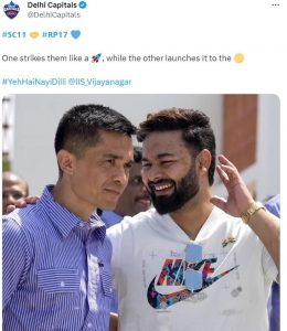 ICONIC MOMENT: Rishab Pant & Sunil Chhetri meet - See Pic! ICONIC MOMENT: Rishab Pant & Sunil Chhetri meet - See Pic!