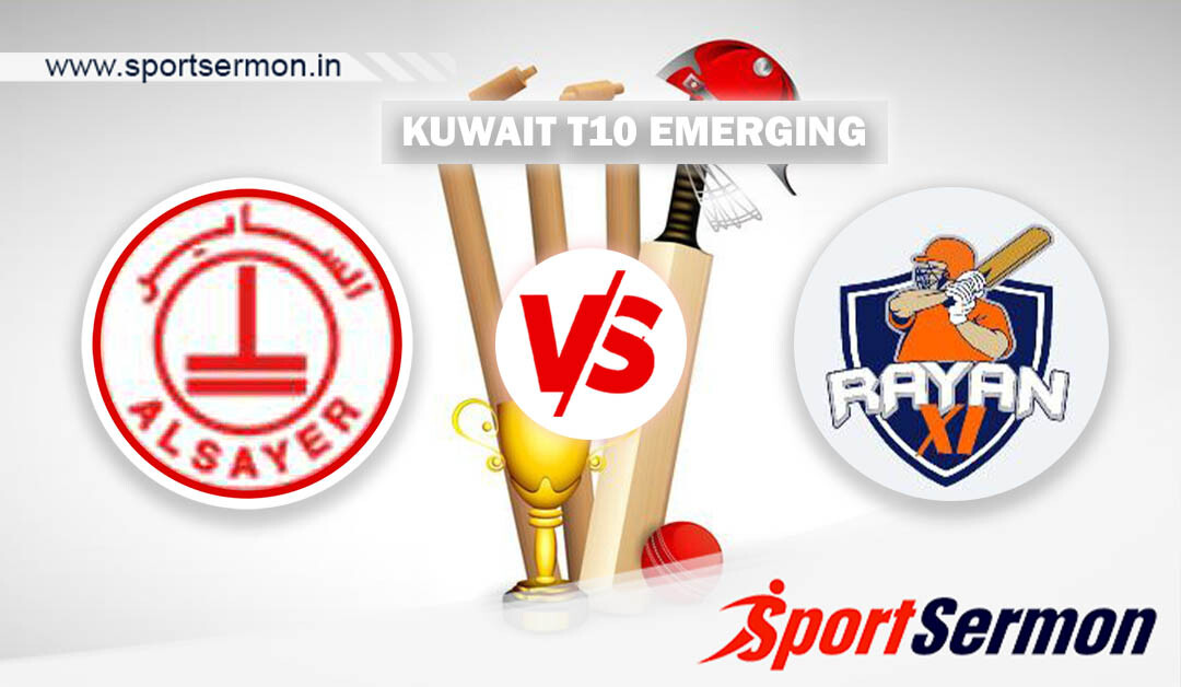TGS vs RAY Live Score, Kuwait T10 Emerging League, 2023  