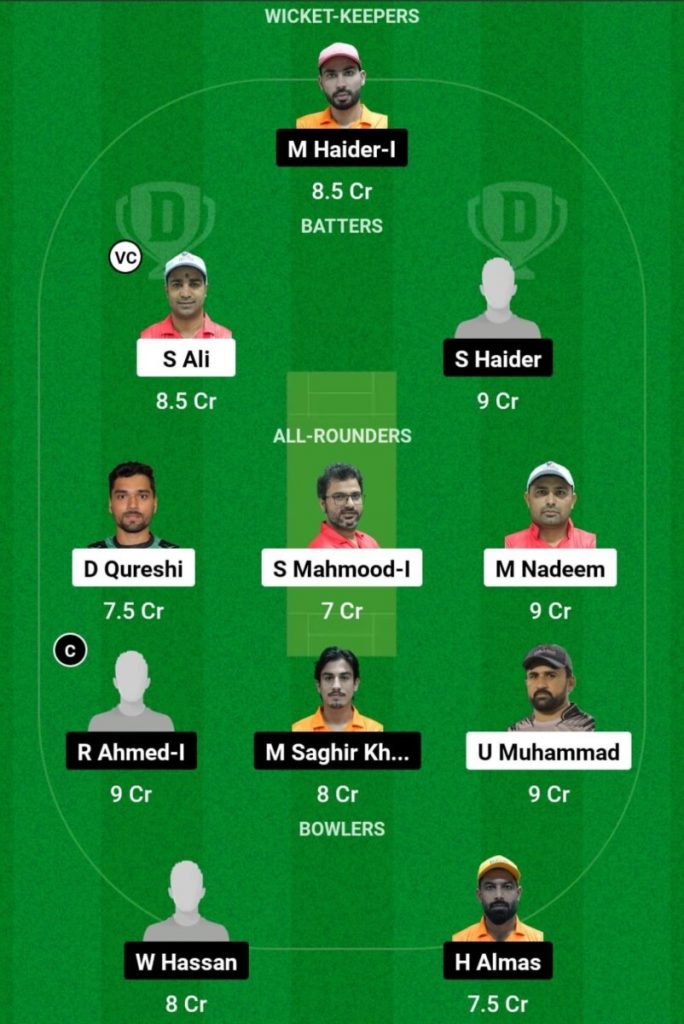 TVS vs SVD Live Score,SF 1,ICCA Arabian Cricket League 2023  