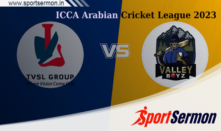 TVS vs VB Live Score, Match 6, ICCA Arabian T20 League  