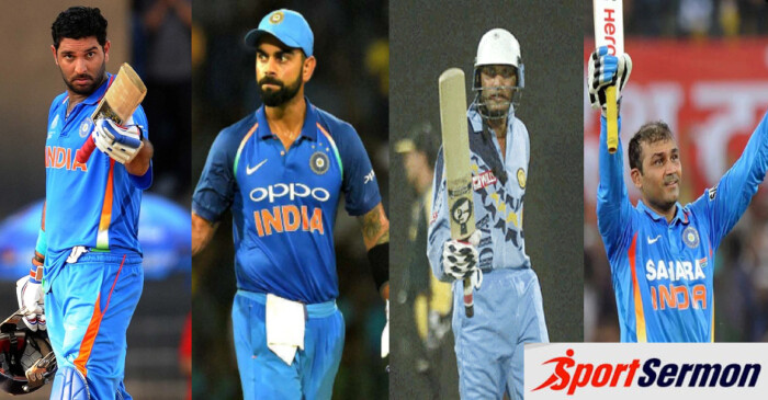 Top 5 Fastest Century in ODI for India  