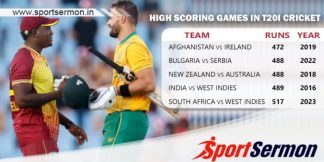 Top 5 Highest Run-scoring games in T20I cricket  