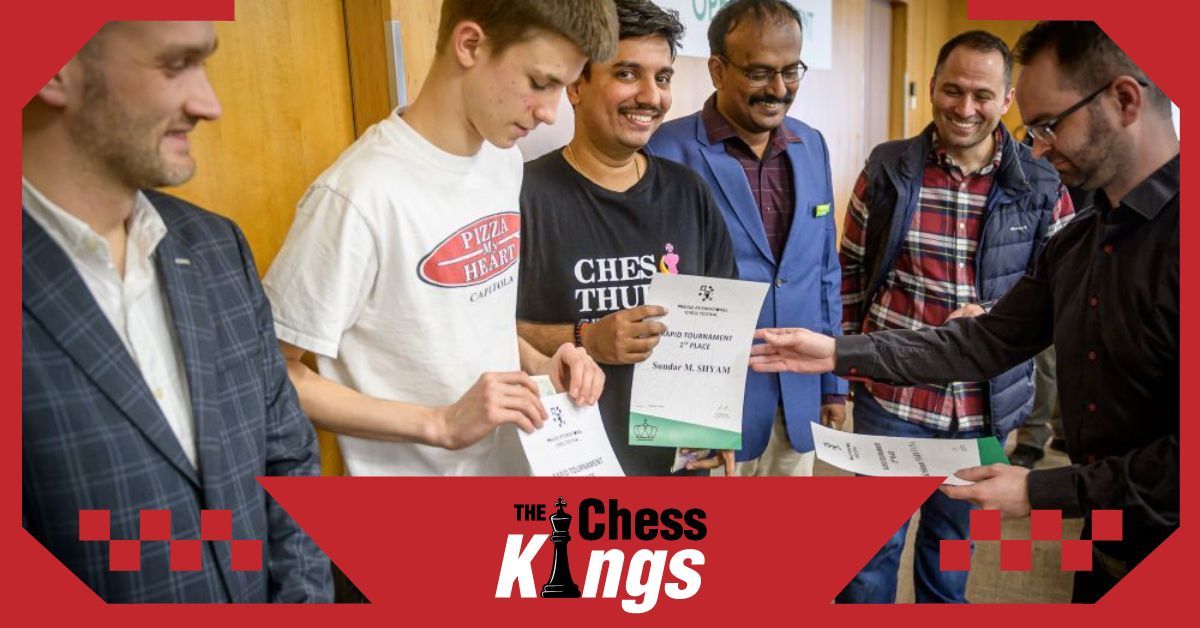 Prague International Chess Festival की ट्रॉफी श्याम के नाम  