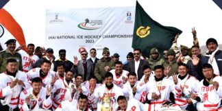 ITBP ने लगातार तीसरी बार National Ice Hockey Championship पर किया कब्जा  