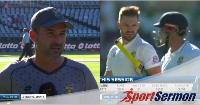 Dean Elgar Confident 100 Will be Enough 4th Innings Target  