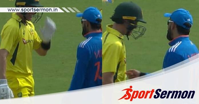 Fun moment of Virat Kohli & Marnus Labuschagne on field!  