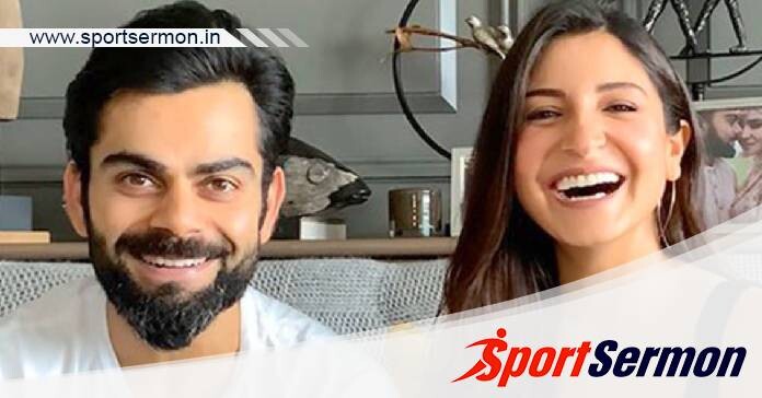 Cricketer Virat Kohli cute banter with wife Anushka Sharma  