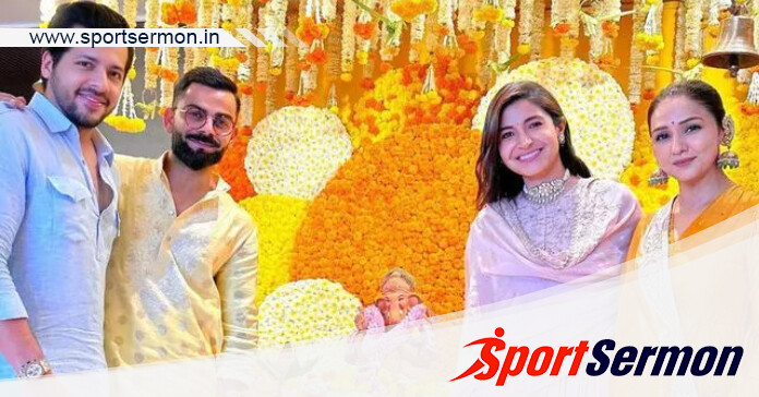 Virat-Anushka seeks Lord Ganesha Blessing ahead of CWC 2023  