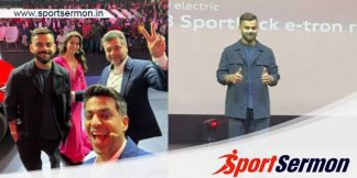 Cricketer Virat Kohli unveils the latest Audi Car!  