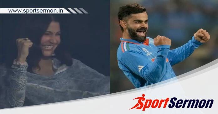 Kohli Ends 9-Year Wicket Drought; Anushka's Viral Reaction  