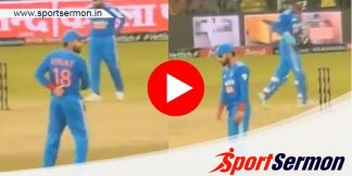 Virat Kohli dances on ‘Lungi Dance’ during IND vs SL Clash  