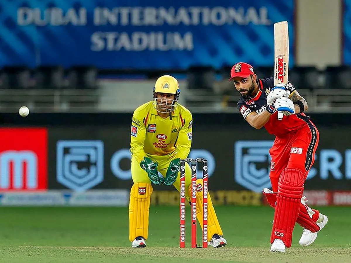 Virat-Dhoni shares heartwarming moment in CSK vs RCB Virat-Dhoni shares heartwarming moment in CSK vs RCB