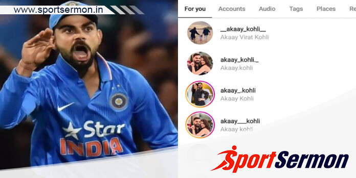 Virat Kohli's Son Fake Social Media Account Pops Up  
