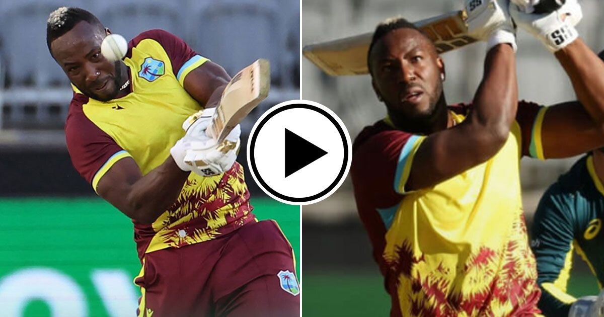 Watch: Andre Russell Carnage During AUS vs WI 3rd T20I  