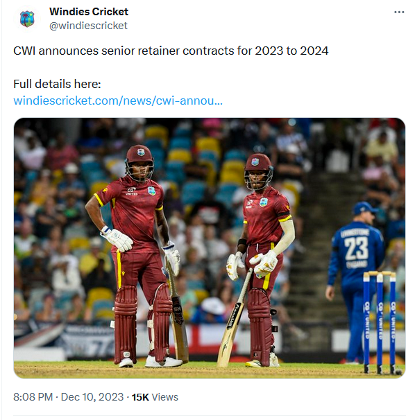 Holder, Pooran, Mayers reject West Indies central contracts  