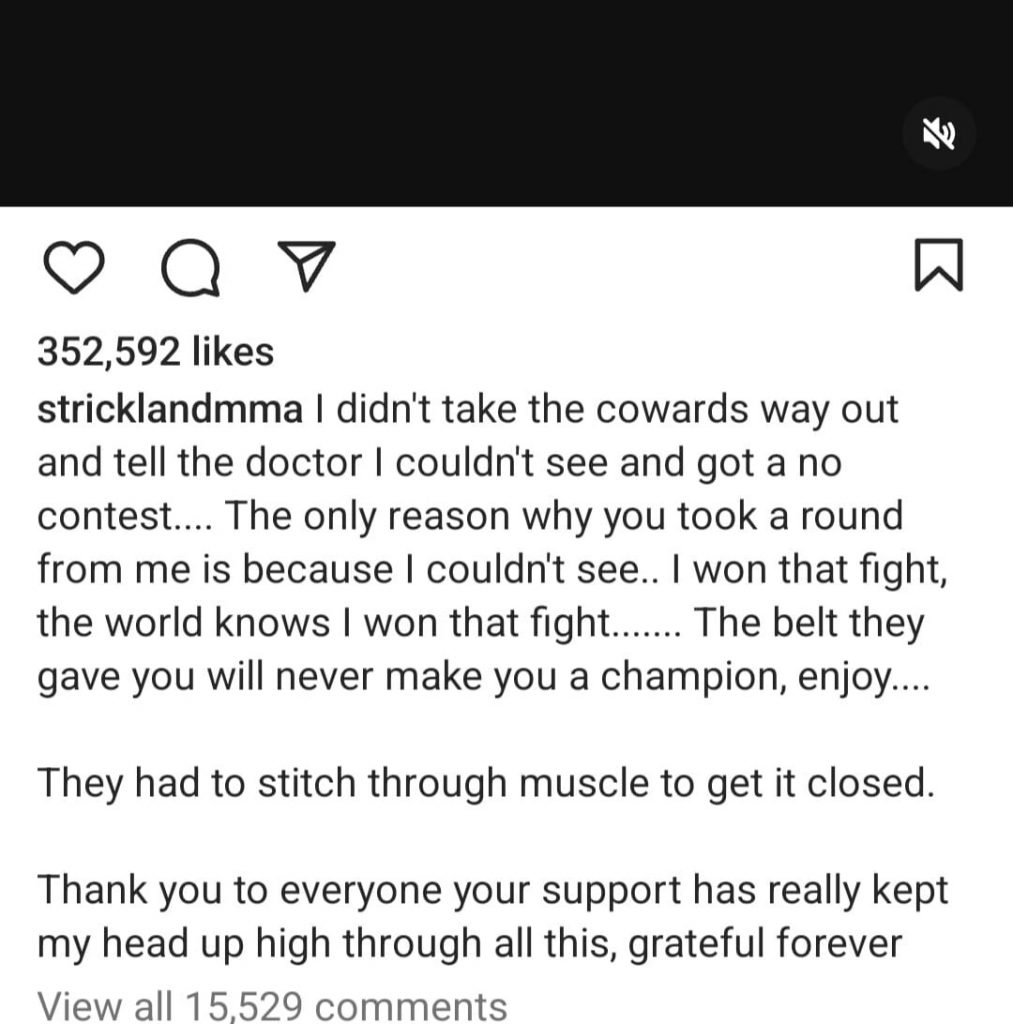 Du Plessis reveals post-fight convo with Sean Strickland  