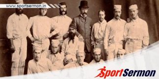 Which player hit the first Test Century in Test Cricket?  