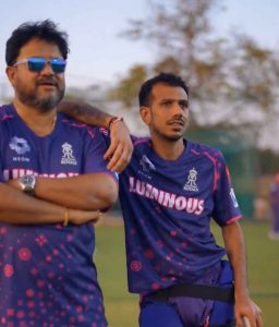 Yuzendra Chahal hypes Sanju Samson at Rajasthan Royals nets  