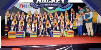 यूएसए महिला हॉकी टीम Olympic Qualifier के लिए पहुंची रांची  