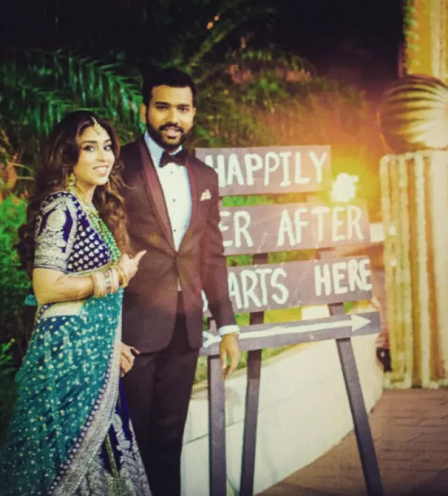 Rohit Sharma & Ritika Sajdeh's Magical Love Story  