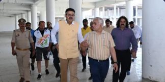 मुख्य सचिव ने Khelo India University Games की तैयारियों का किया स्थलीय निरीक्षण  