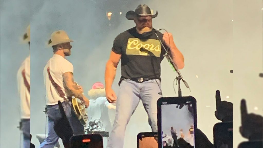 Brock Lesnar seen in a rare form post SummerSlam 2023  