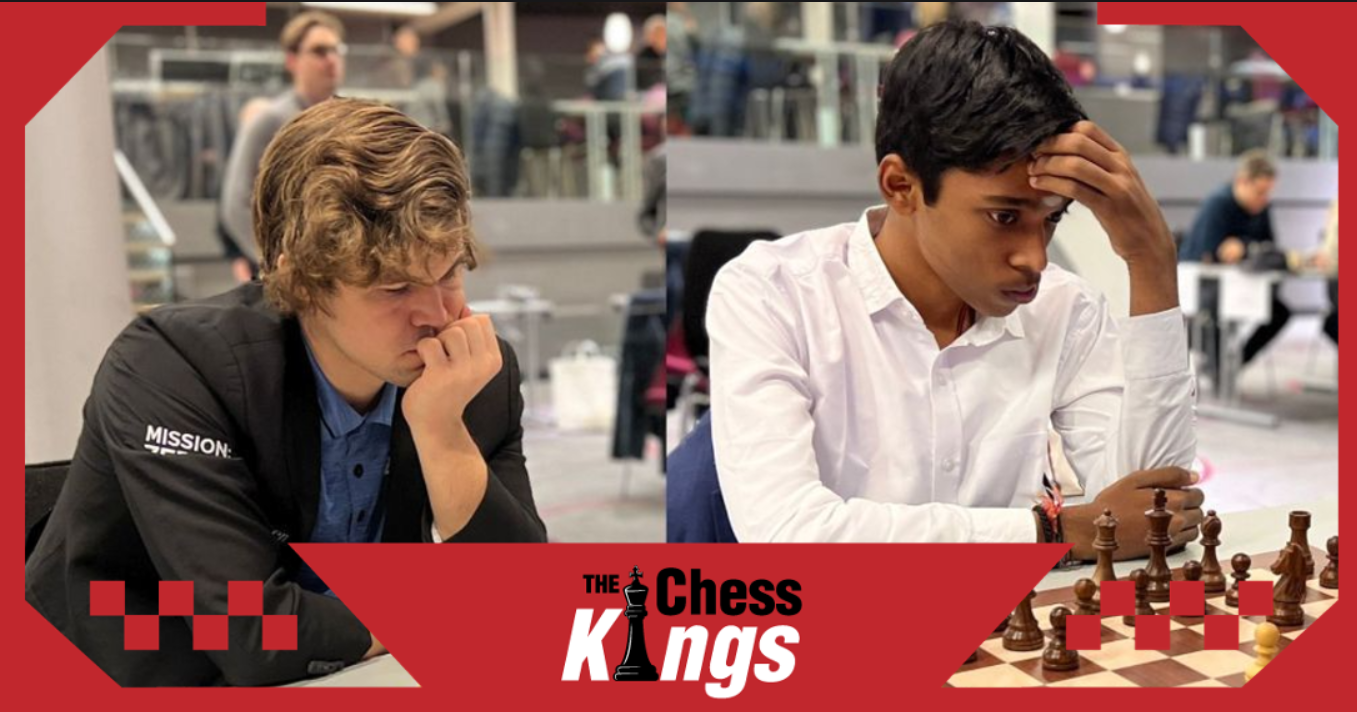 Offerspill के लिए एक ही टीम में दिखे प्रज्ञाननंद और कार्लसन  