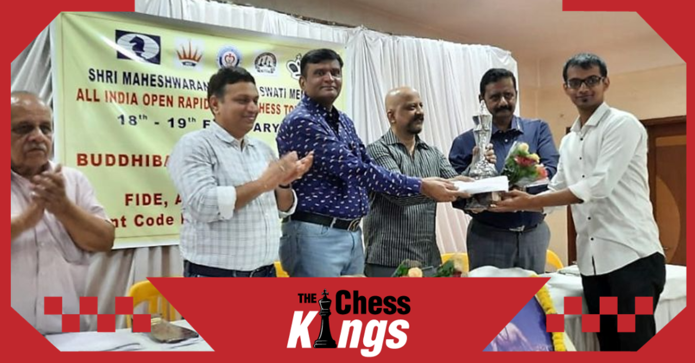 IM सम्मेद ने जीता श्री महेश्वरानंद सरस्वती मेमोरियल रैपिड  