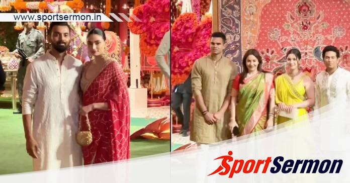 Indian cricketers spotted at Ambani's for Ganesh Darshan!  