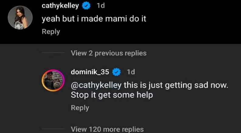 "Get help"-Dominik takes a dig at Female WWE star  