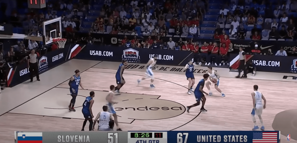 USA defeats Doncic-less Slovenia by 30 points USA defeats Doncic-less Slovenia by 30 points