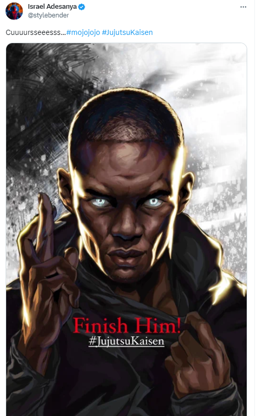 Israel Adesanya's anime references that drove Weebs crazy Israel Adesanya's anime references that drove Weebs crazy