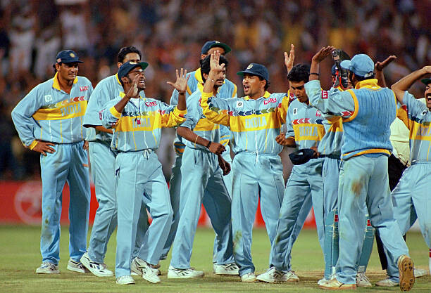 Indian Cricket Team Jersey from 1992 to 2019 World Cup  