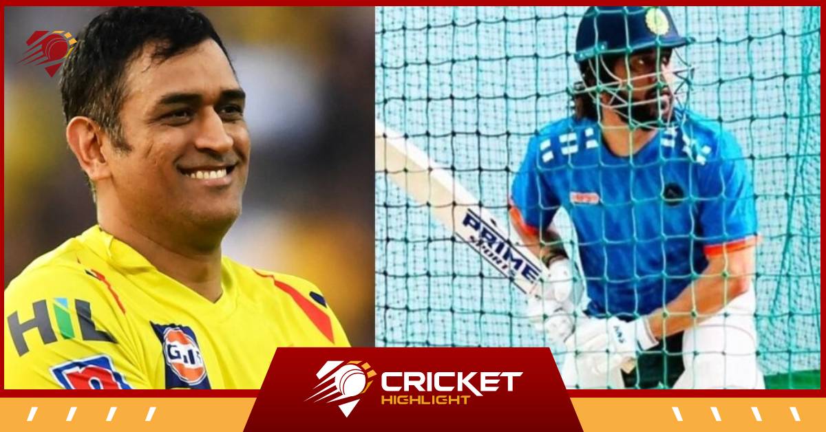 IPL 2024: अब दोस्त के लिए बैट पर स्टीकर, धोनी ने जीता दिल  