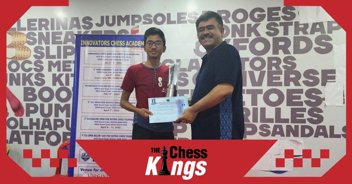 9वें ICA रेटिंग टूर्नामेंट 2023 में श्रीहरि वेंकटेश ने मारी बाज़ी  