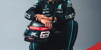 George Russell ने बहरीन जीपी से पहले Helmet का खुलासा किया  