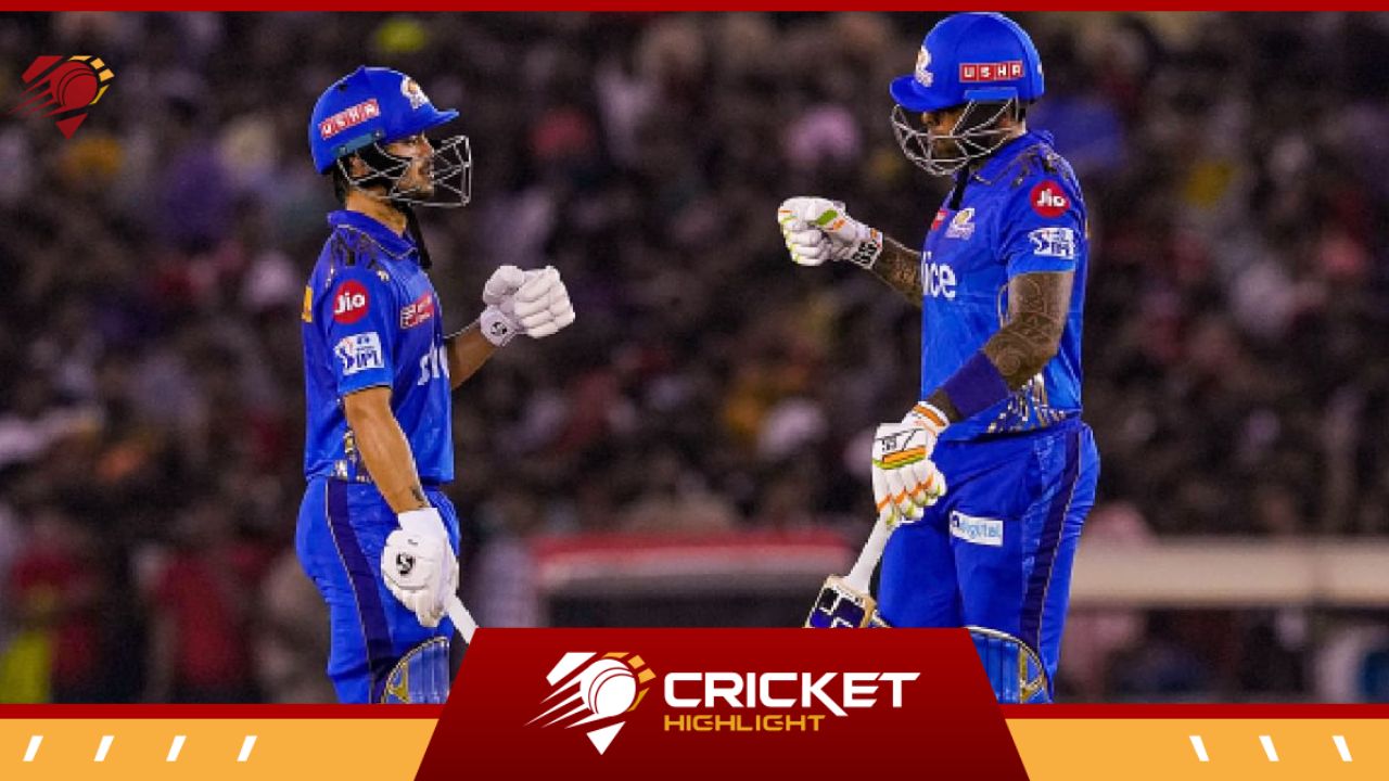 PBKS vs MI Match Highlights: सूर्य-ईशान की साझेदारी ने पंजाब से छीना मैच  